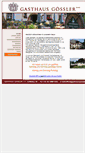Mobile Screenshot of gasthaus-goessler.at