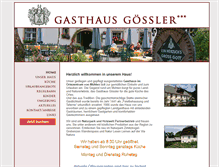 Tablet Screenshot of gasthaus-goessler.at